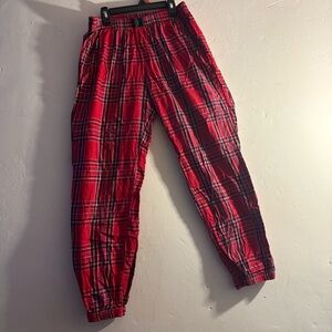 Victoria's Secret Red Plaid Pajama Pants Size Small